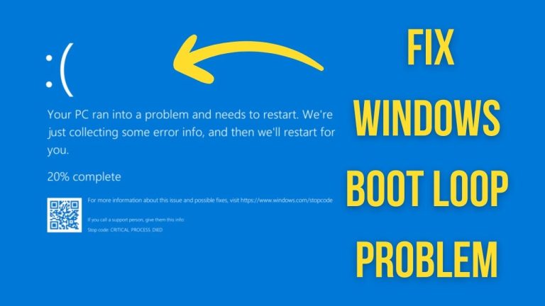 Fix Windows Boot Loop in Windows 10 and 11 Fast – Windows Users ...
